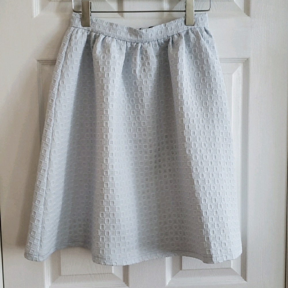 TopShop baby blue flared skirt 💙